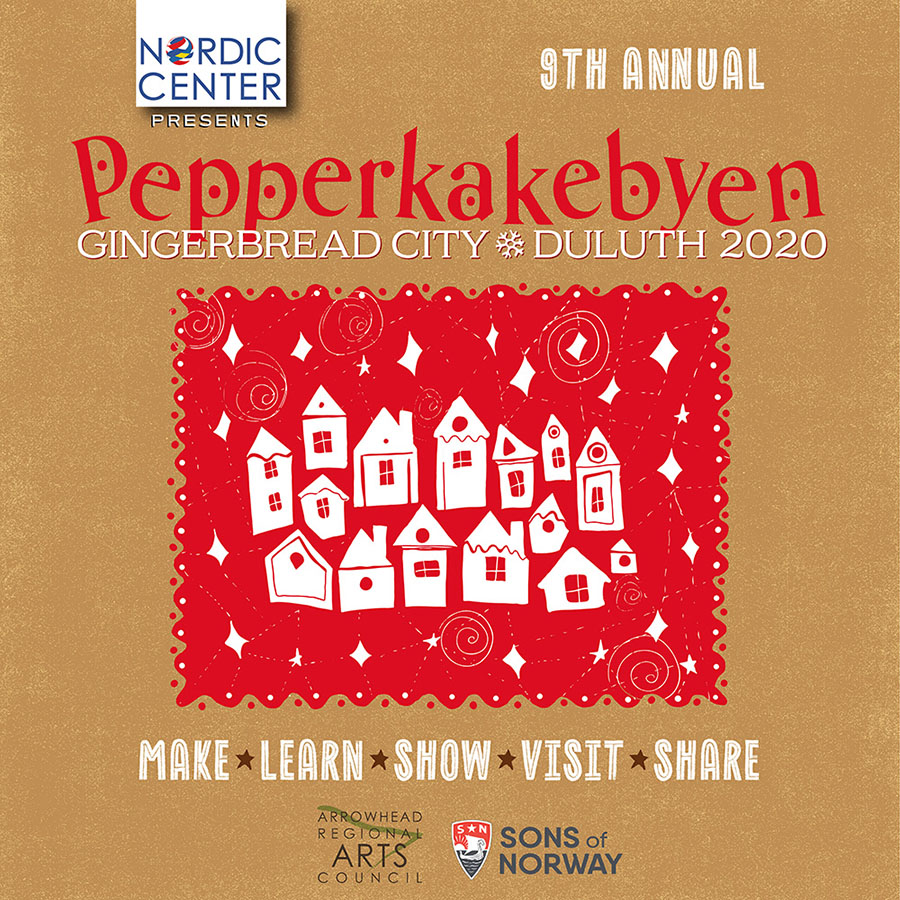 Pepperkakebyen 2020 at the Nordic Center in Duluth MN