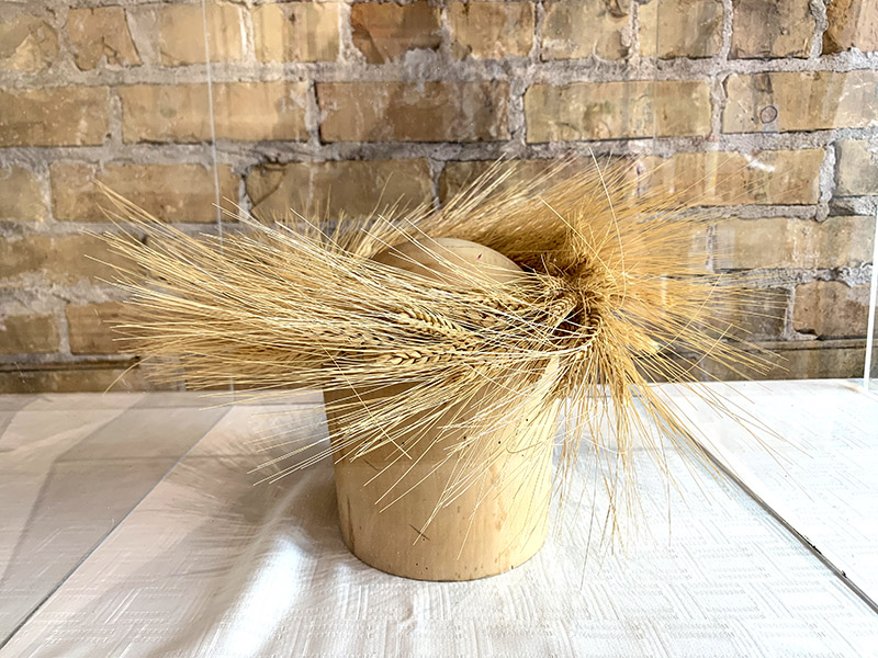 Cindy Ericksmoen Golden Wheat Wedding Crown