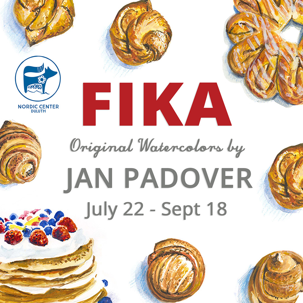 Fika: Original Watercolors by Jan Padover