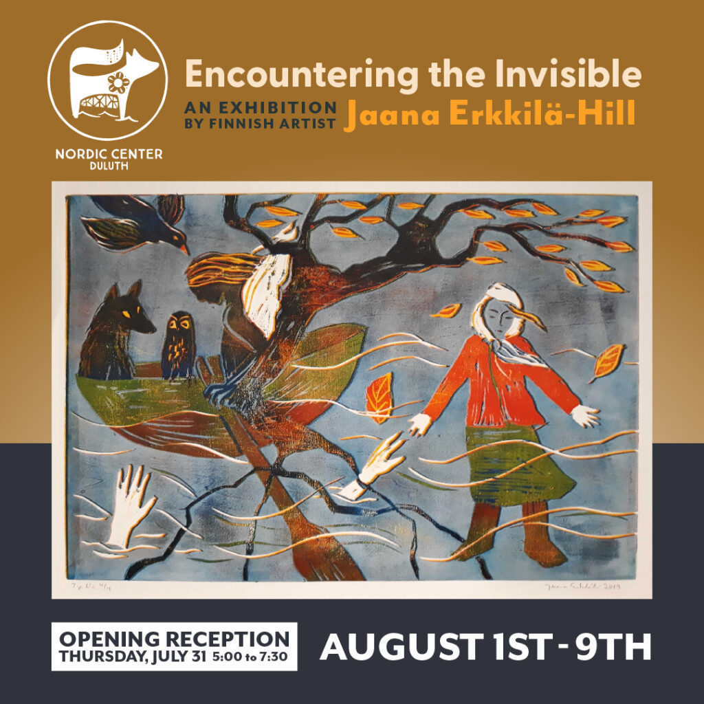 Jaana Erkkilä-Hill : Encountering the Invisible | Exhibition at the Nordic Center in Duluth, MN