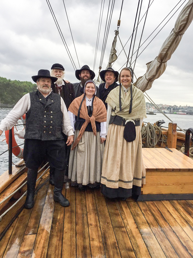 The Restauration vessel and crew in 2017