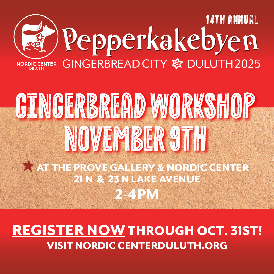 Pepperkakbyen 2025 at the Nordic Center in Duluth, MN