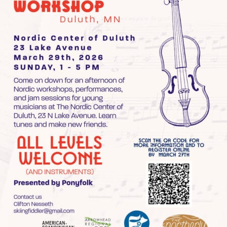 Nordic Music Workshop 3-29-26 at the Nordic Center Duluth